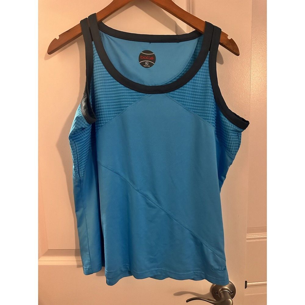 Bolle Women's Blue Athletic Tank Top